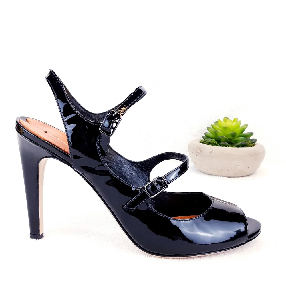 VIA SPIGA ROSEANNE PEEP TOE PUMPS - Picture 3 of 16